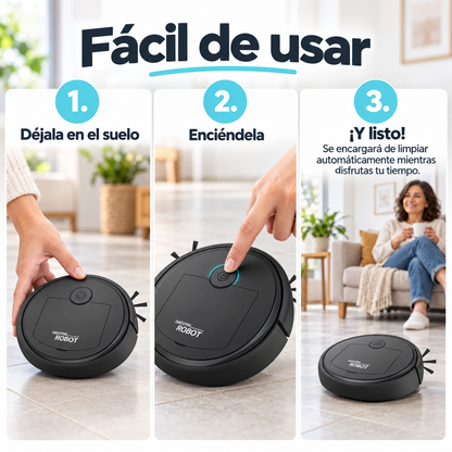 Aspiradora Robot Inteligente 3 en 1